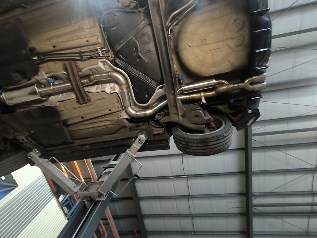 Ford fiesta st valved 3 inch catback project